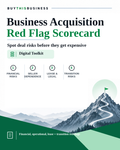 BTB Business Acquisition Red Flag Scorecard cover