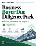 BTB Business Buyer Due Diligence Pack cover