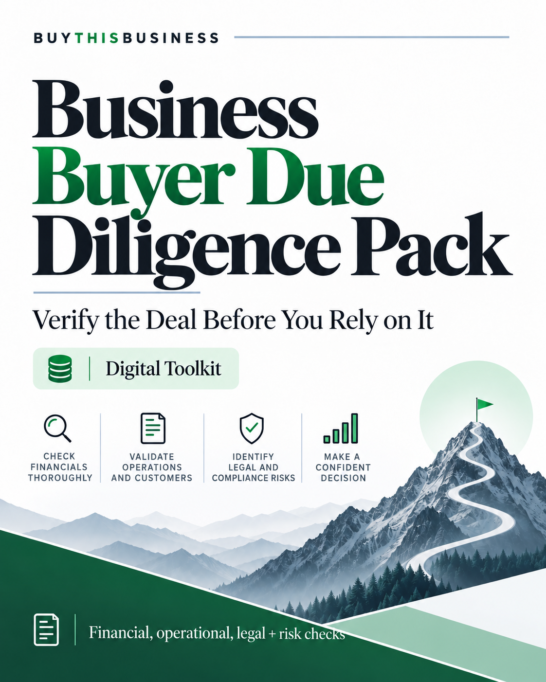 BTB Business Buyer Due Diligence Pack cover